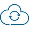 Cloud sync icon